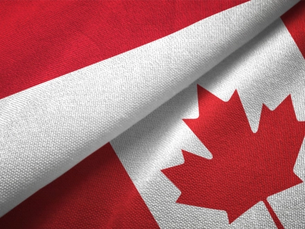 Handelsbeziehungen zwischen Kanada und Indonesien / Flaggen
